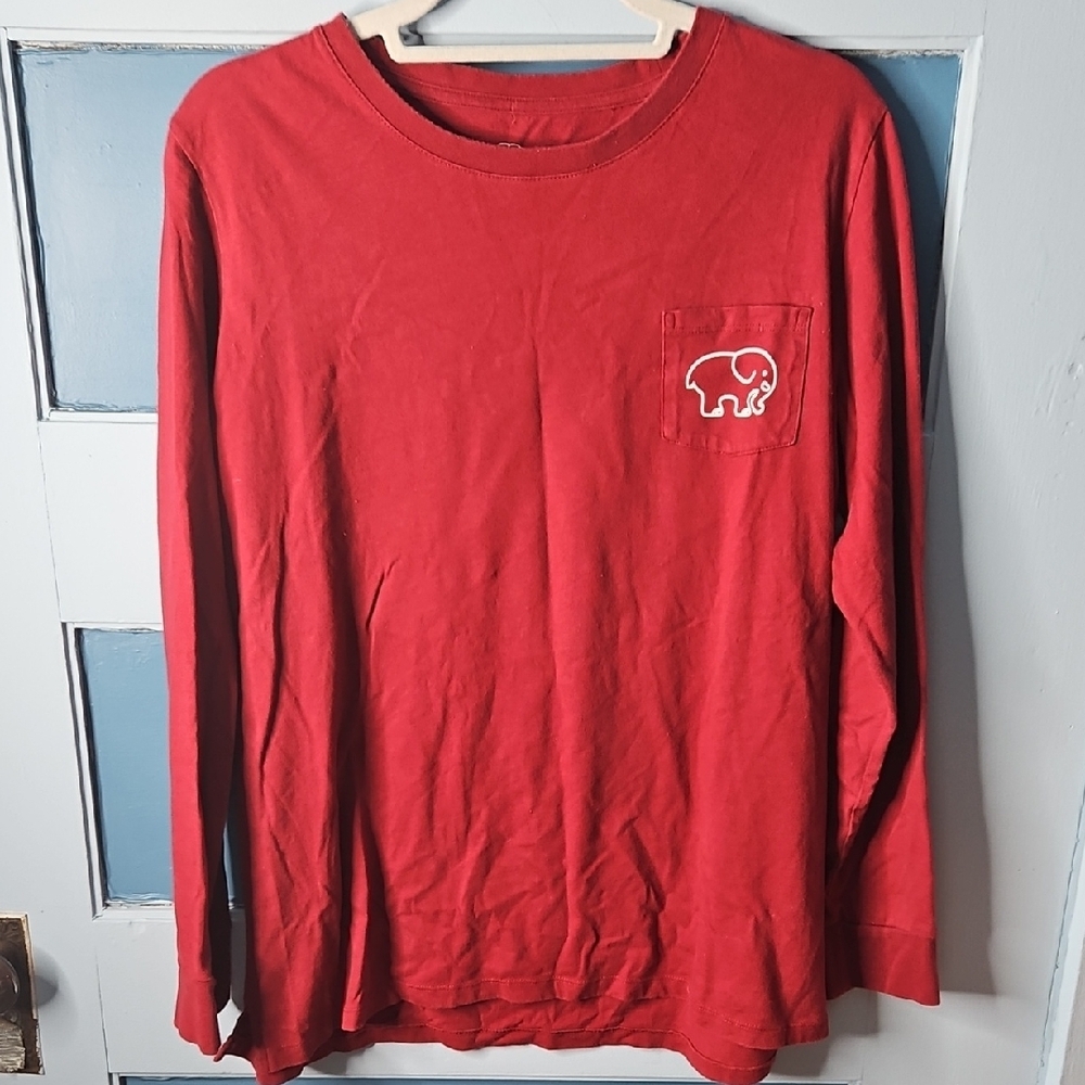 Ivory Ella Women’s Christmas Red Long Sleeve Tee - Picture 3 of 7